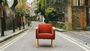Chair on the street